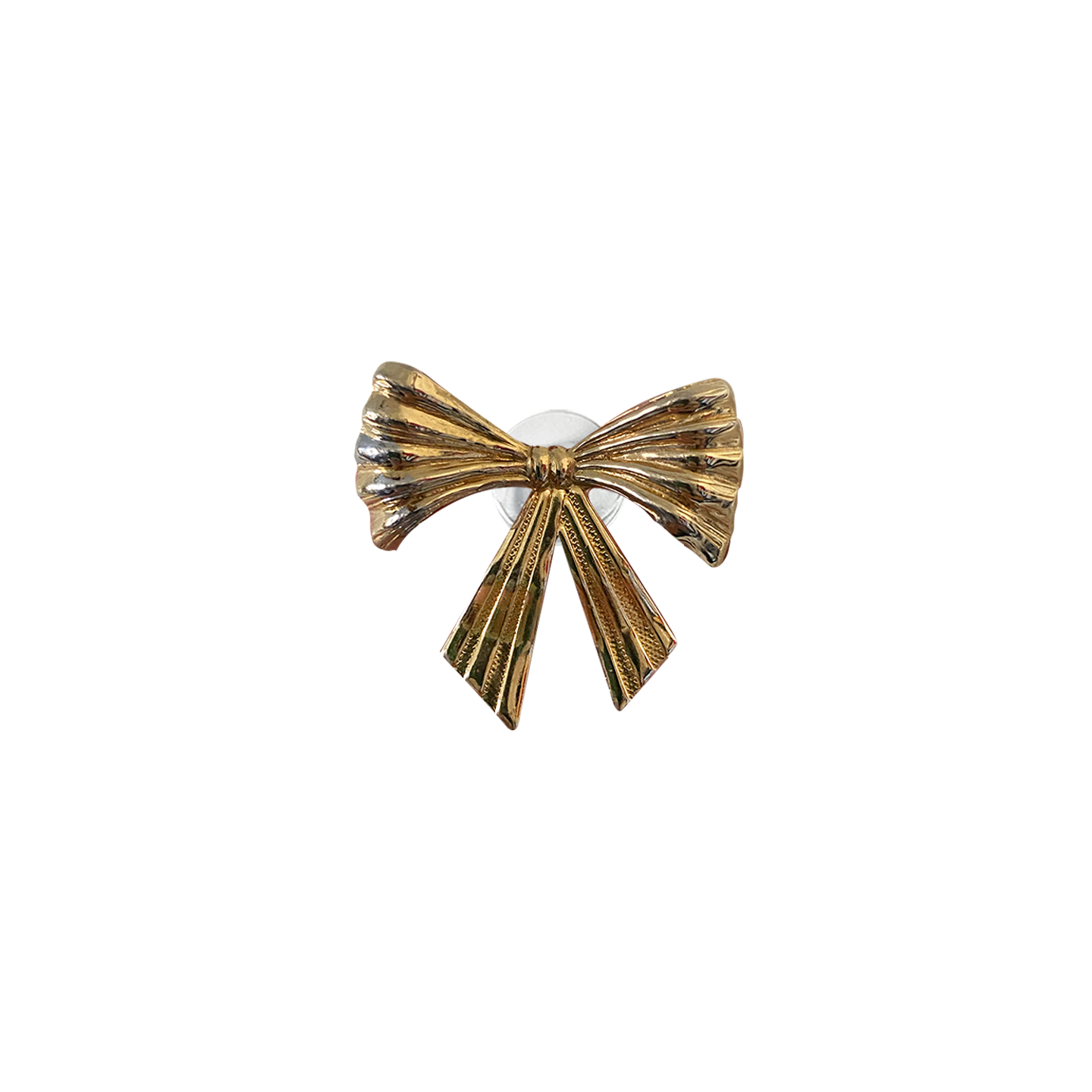 CUTESY VINTAGE BOW // GOLD