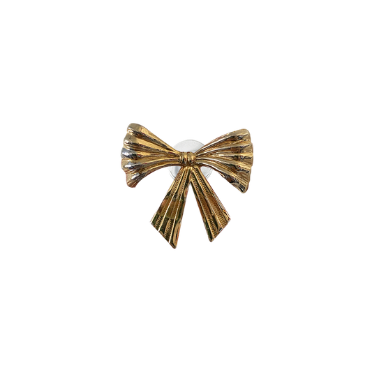 CUTESY VINTAGE BOW // GOLD