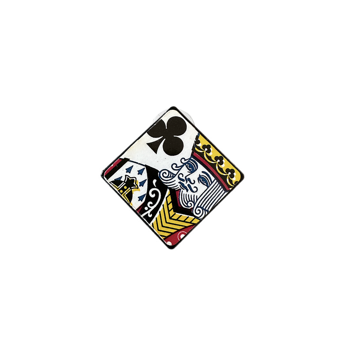 LAMINATED KING OF CLUBS // BLACK