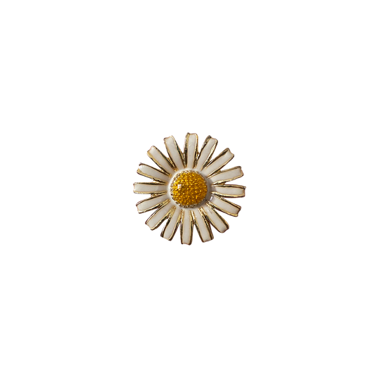 ENAMEL SUNFLOWER // GOLD