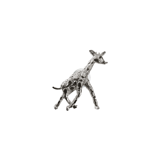 METAL BABY GIRAFFE // SILVER