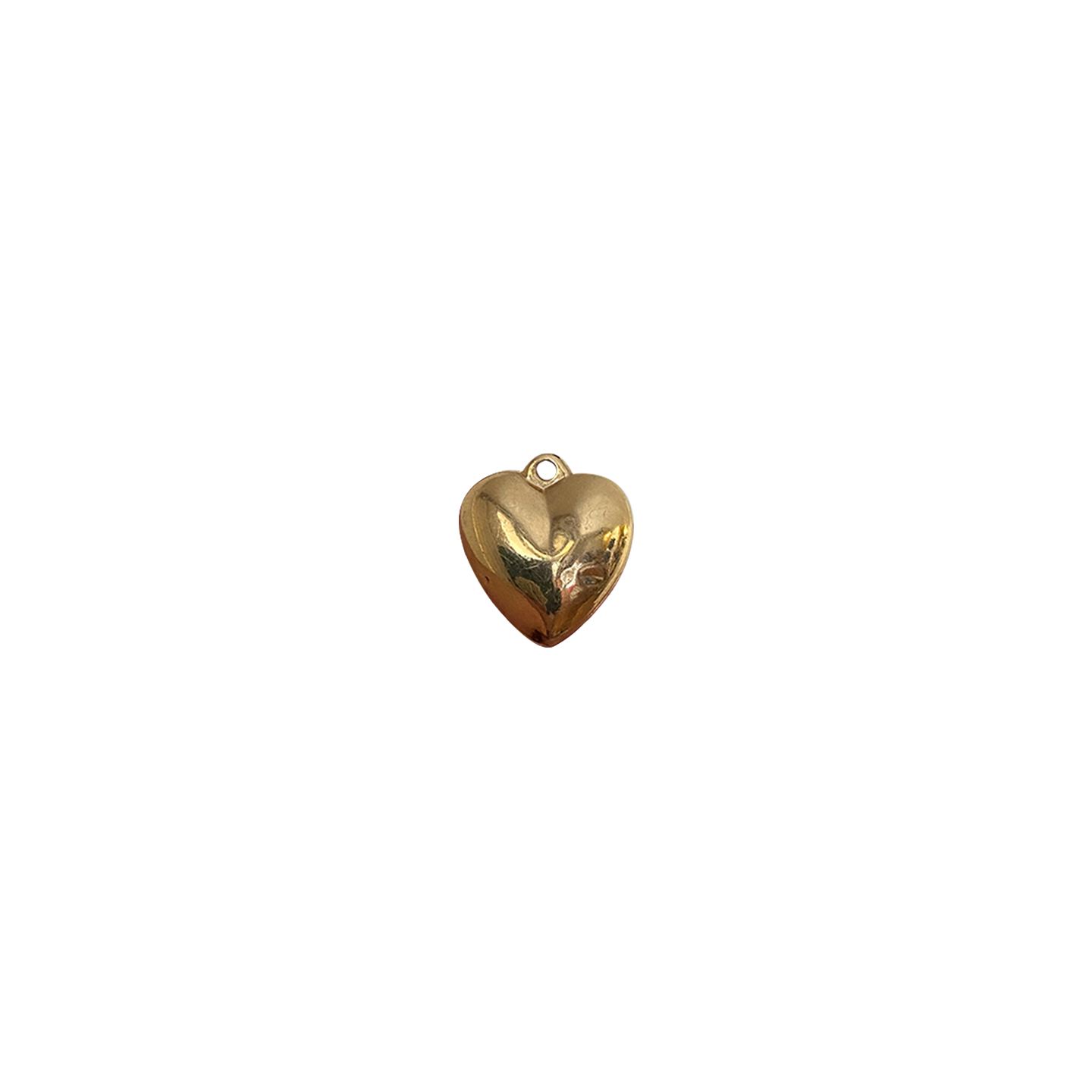 METAL CHUNKY HEART // GOLD