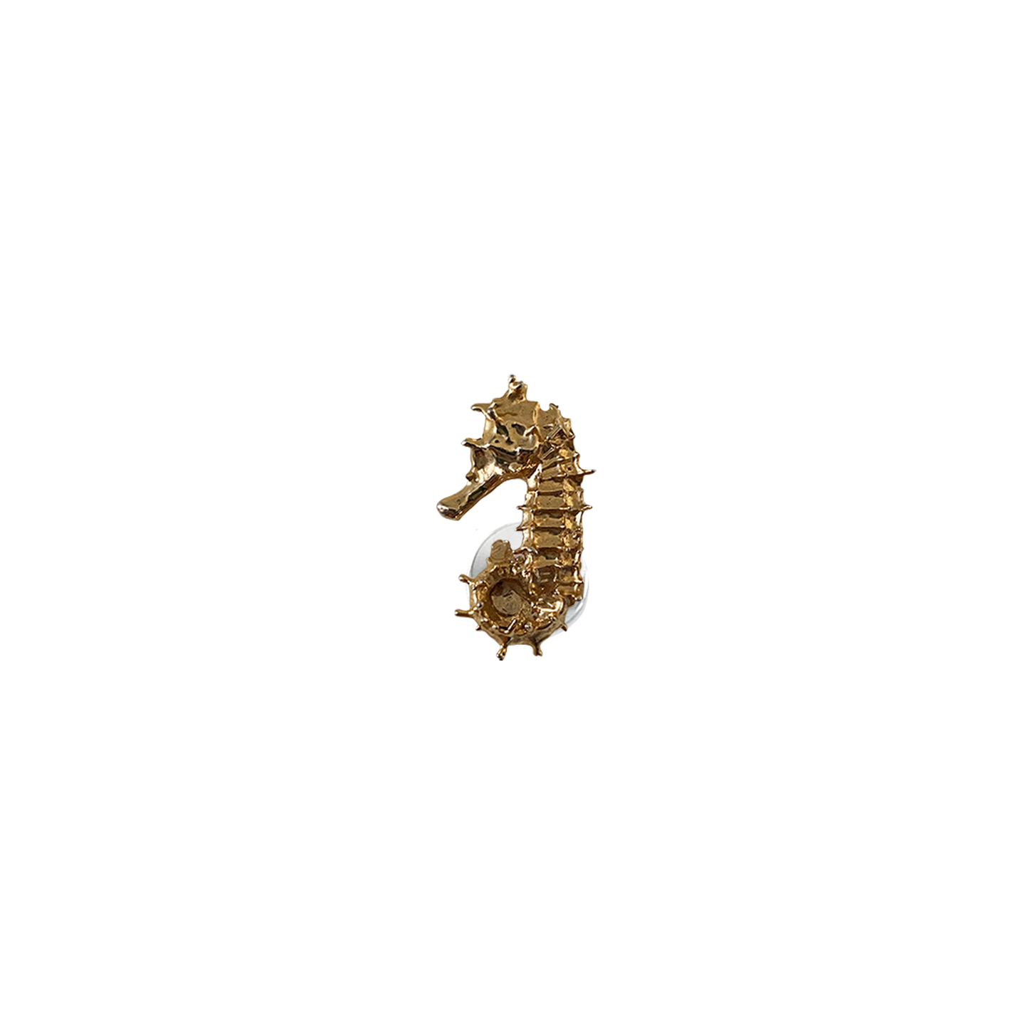 TEXTURED BABY SEAHORSE  // GOLD