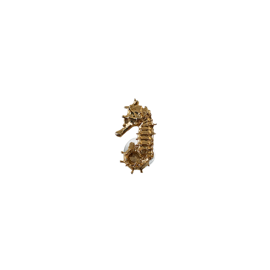 TEXTURED BABY SEAHORSE  // GOLD