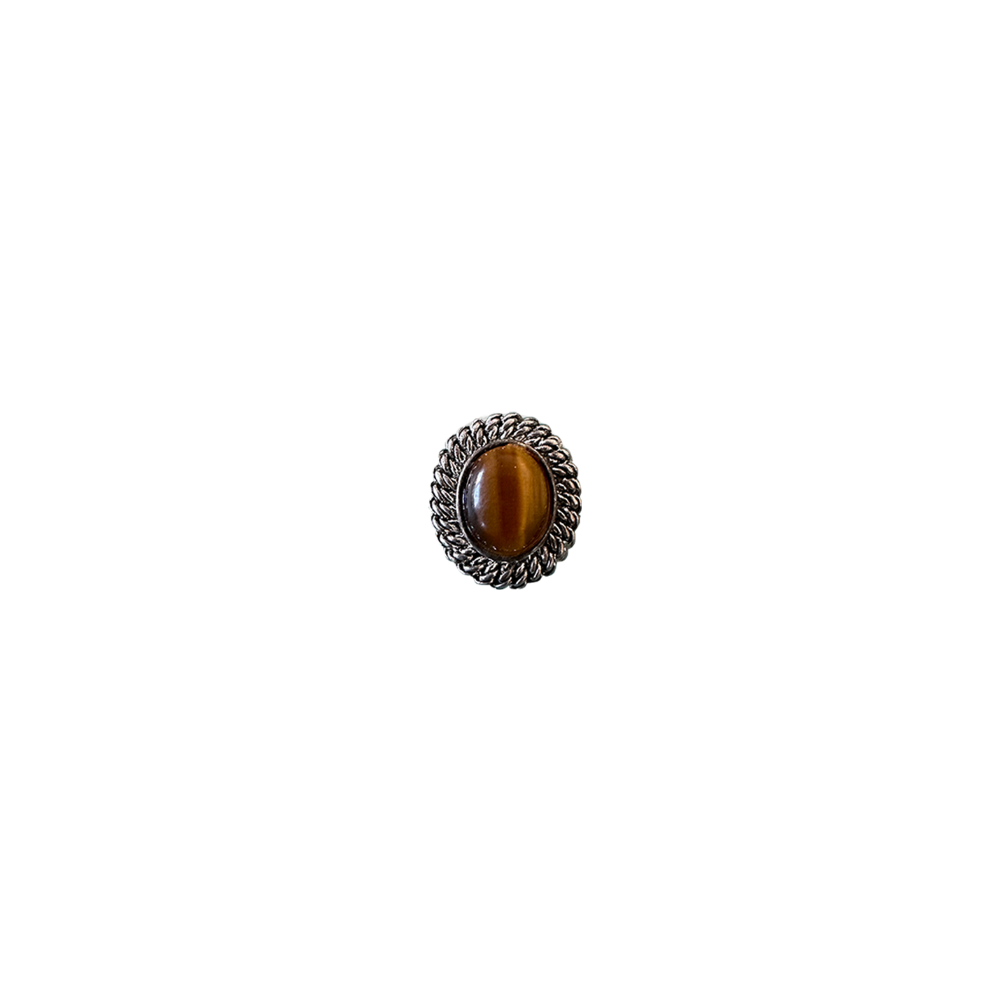 TIGERS EYE TEXTURED METAL // SILVER